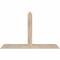 Ekena Millwork Portland Smooth Timber Gable Bracket, Douglas Fir, 48"W x 30"H x 3 1/2"D x 3 1/2"F, 15/12 Pitch GBW048X30X0404POR00SDF - alternate 1
